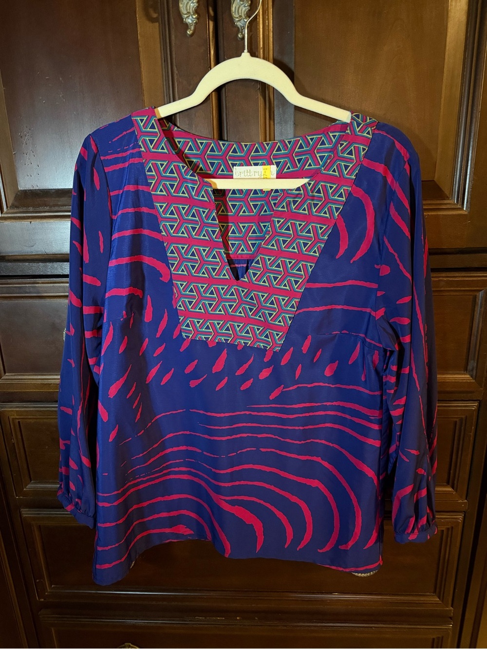Britt Ryan silk top medium